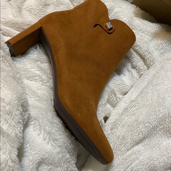 Alfani Tan Suede Ankle Boots - Picture 2 of 5